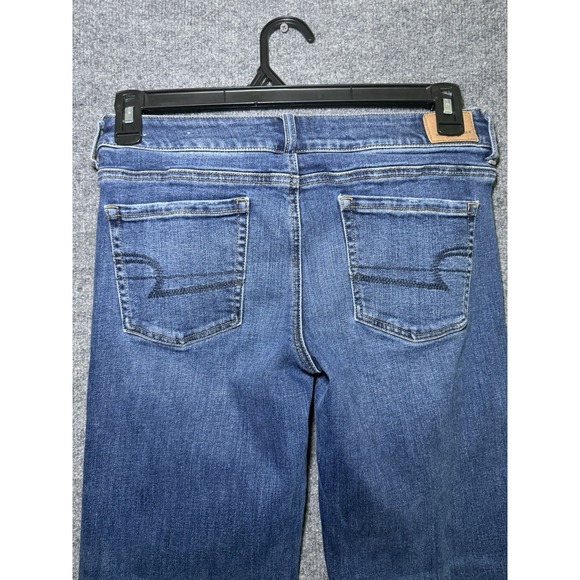 American Eagle Jeans Womens 10R Boot Cut Stretch X Dark Wash - Picture 6 of 8